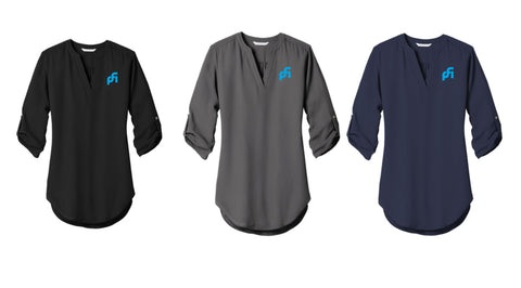 PFI - Port Authority ® Ladies 3/4-Sleeve Tunic Blouse