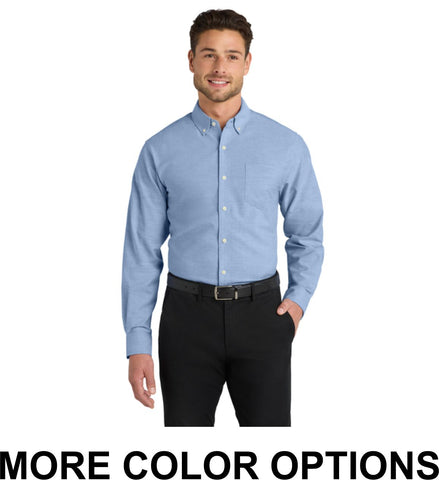 WIB Port Authority® Untucked Fit SuperPro™ Oxford Shirt
