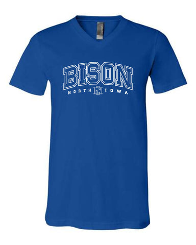 NI Holiday 2025 - BELLA + CANVAS - Jersey V-Neck Tee | Design 2