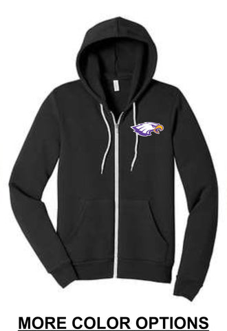 Eagle Grove Staff - BELLA + CANVAS Unisex Sponge Fleece Full-Zip Hoodie Sweatshirt