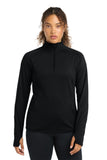 WIB-Sport-Tek® Women's Sport-Wick® Stretch 1/4-Zip Pullover