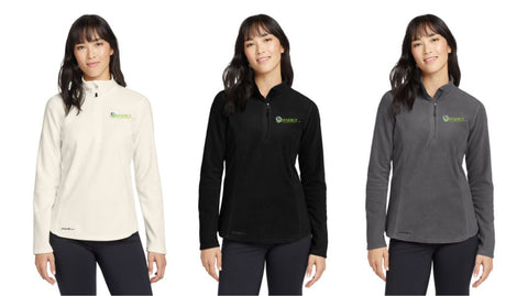 Synergy - Eddie Bauer® Women's 1/2-Zip Microfleece Jacket