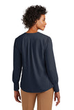 FTSB - Brooks Brothers® Women’s Open-Neck Satin Blouse