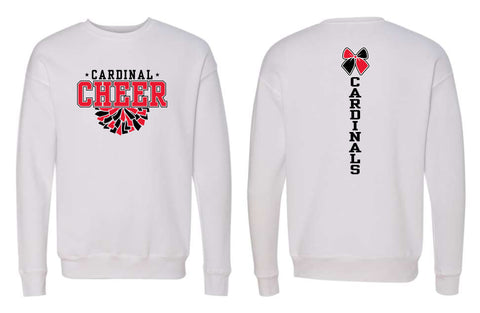 GHV Cheer '25 - BELLA + CANVAS - Sponge Fleece Drop Shoulder Crewneck Sweatshirt