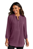 FTSB - Port Authority® Ladies 3/4-Sleeve Textured Crepe Tunic