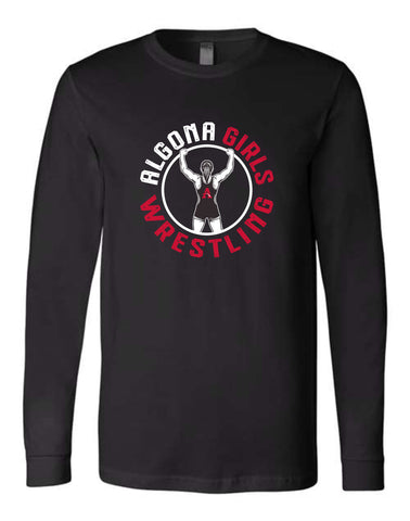 AHS Girls Wrestling '25 - BELLA + CANVAS Unisex Jersey Long Sleeve Tee