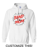 MC Marching Band '26 - White Gildan Hooded Sweatshirt | Custom