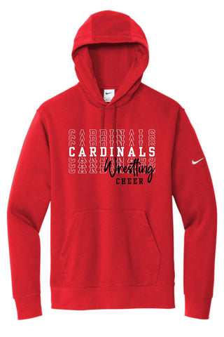 GHV Wrestling Cheer '25 - Nike Club Fleece Sleeve Swoosh Pullover Hoodie