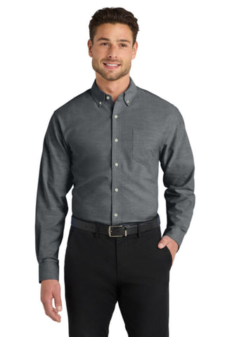 WIB Port Authority® Untucked Fit SuperPro™ Oxford Shirt