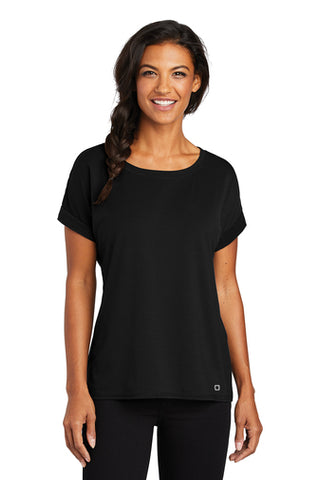 Hosmer-OGIO ® Ladies Luuma Cuffed Short Sleeve