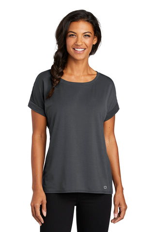 Hosmer-OGIO ® Ladies Luuma Cuffed Short Sleeve