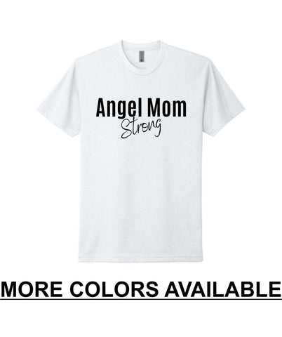 CFF-Next Level Unisex CVC T-Shirt | Angel Mom Strong