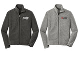 ProFab -Port Authority® Heather Microfleece Full-Zip Jacket
