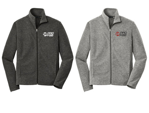 ProFab -Port Authority® Heather Microfleece Full-Zip Jacket