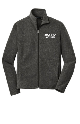ProFab -Port Authority® Heather Microfleece Full-Zip Jacket