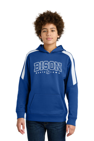 NI Holiday 2025 - Sport-Tek® Youth Sport-Wick® Fleece United Pullover Hoodie | Design 2