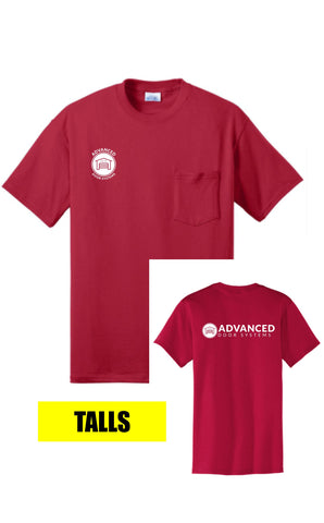 ADS - Tall Short Sleeve Pocket Tee