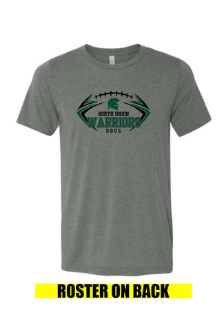 NU Football '25 - BELLA + CANVAS CVC Jersey Tee