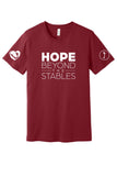 S4J/HBTS -  BELLA+CANVAS® Unisex Jersey/CVC Short Sleeve Tee | Hope Beyond The Stables