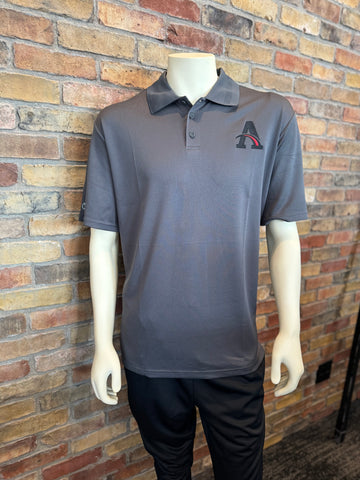 Algona Boosters - Holloway - Prism Polo | Black/Red Algona A