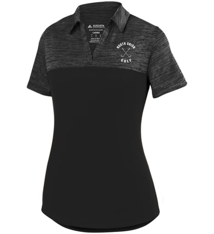 NU Golf '25 - Ladies Shadow Tonal Heather Polo