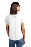 CFF - Fairly White- Women’s Relaxed Tri-Blend Scoop Neck Tee {Angel Mom Strong}