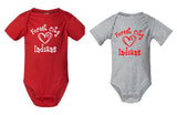 FC Spirit Shop - |FC Indians Heart| Infant Fine Jersey Bodysuit