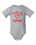 FC Spirit Shop - |FC Indians Heart| Infant Fine Jersey Bodysuit