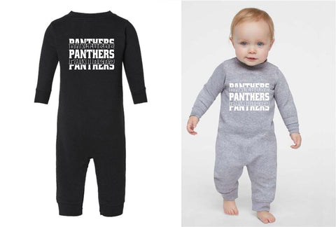 CS Spirit Shop-  Infant Long Legged Baby Rib Bodysuit |Plain or Glitter Print|