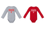 FC Spirit Shop - |Indians| Infant Long Sleeve Baby Rib Bodysuit