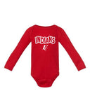 FC Spirit Shop - |Indians| Infant Long Sleeve Baby Rib Bodysuit