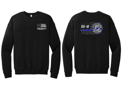 O.C. 55-18 - BELLA + CANVAS - Sponge Fleece Drop Shoulder Crewneck Sweatshirt
