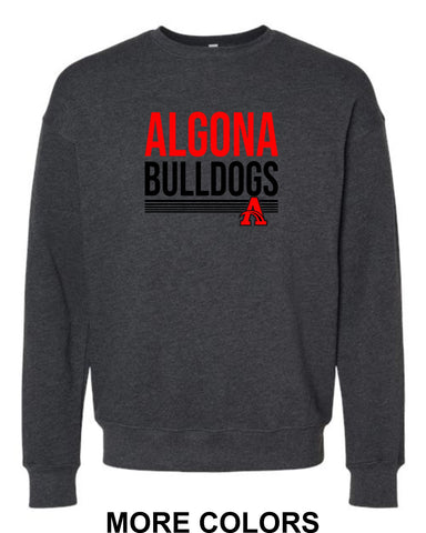 AHS Booster -Lines Design - Bella+Canvas Crew Sweatshirt