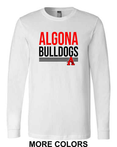 AHS Booster -Lines Design - Bella+Canvas Long Sleeve Tee (Youth & Adult)