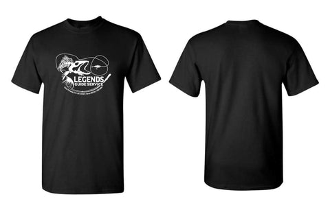 LGS - Legends Guide Service Black Short Sleeve Tee | Front Only