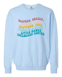Little Hawks - Comfort Colors - Garment-Dyed Lightweight Fleece Crewneck Sweatshirt |Retro Design|