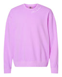 Little Hawks - Comfort Colors - Garment-Dyed Lightweight Fleece Crewneck Sweatshirt |Collar Design|