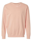 Little Hawks - Comfort Colors - Garment-Dyed Lightweight Fleece Crewneck Sweatshirt |Collar Design|