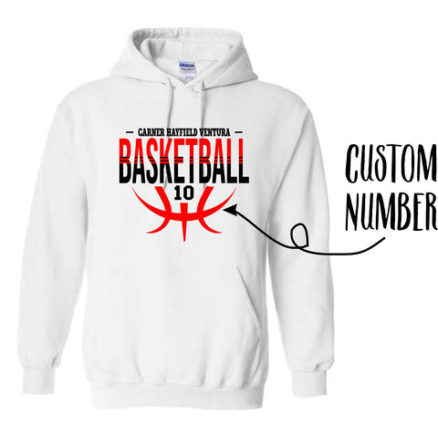 GHV Basketball '23/'24 - Custom Number Hoodie