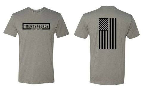 W. Realtors - Flag Print Next Level Tee (11 Colors) {Front & Back Print}