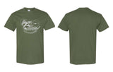 LGS - Legends Guide Service Military Green Short Sleeve Tee | Front Only