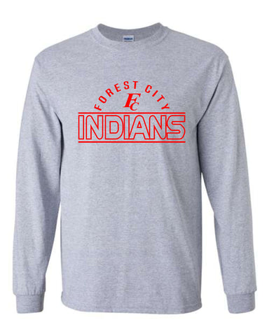 FC Spirit Shop - Grey Long Sleeve Tee (Youth & Adult)