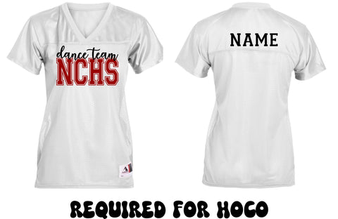|REQUIRED FOR HOCO| Newman Dance Team - LADIES STADIUM REPLICA FOOTBALL JERSEY