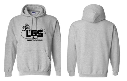 LGS - LGS OUTDOORS Sport Grey Hoodie | Front Only