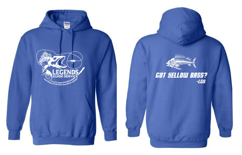 LGS - Legends Guide Service  Hoodie |  Got Yellow Bass? - 5 Colors