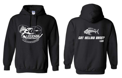 LGS - Legends Guide Service  Hoodie |  Got Yellow Bass? - 5 Colors