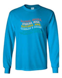 Little Hawks Childcare Center - Unisex Long Sleeve Tee |Retro Design|