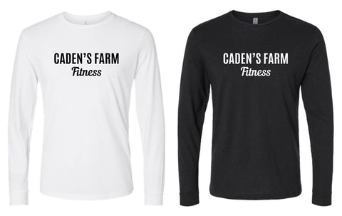 CFF - Next Level - Unisex CVC Long Sleeve T-Shirt {Caden's Farm Fitness}