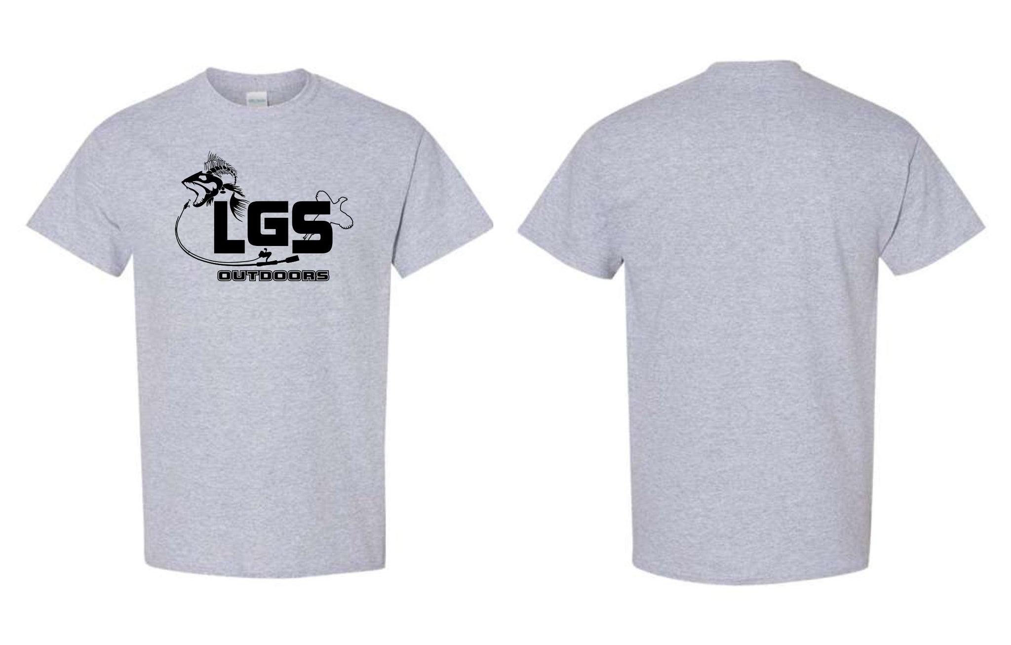 LGS - LGS OUTDOORS Sport Grey Short Sleeve Tee | Front Only