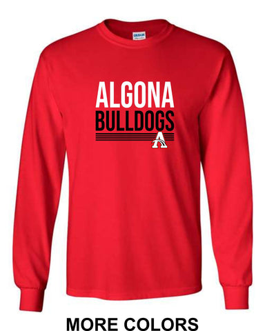 AHS Booster -Lines Design -  Long Sleeve Tee (Youth & Adult)
